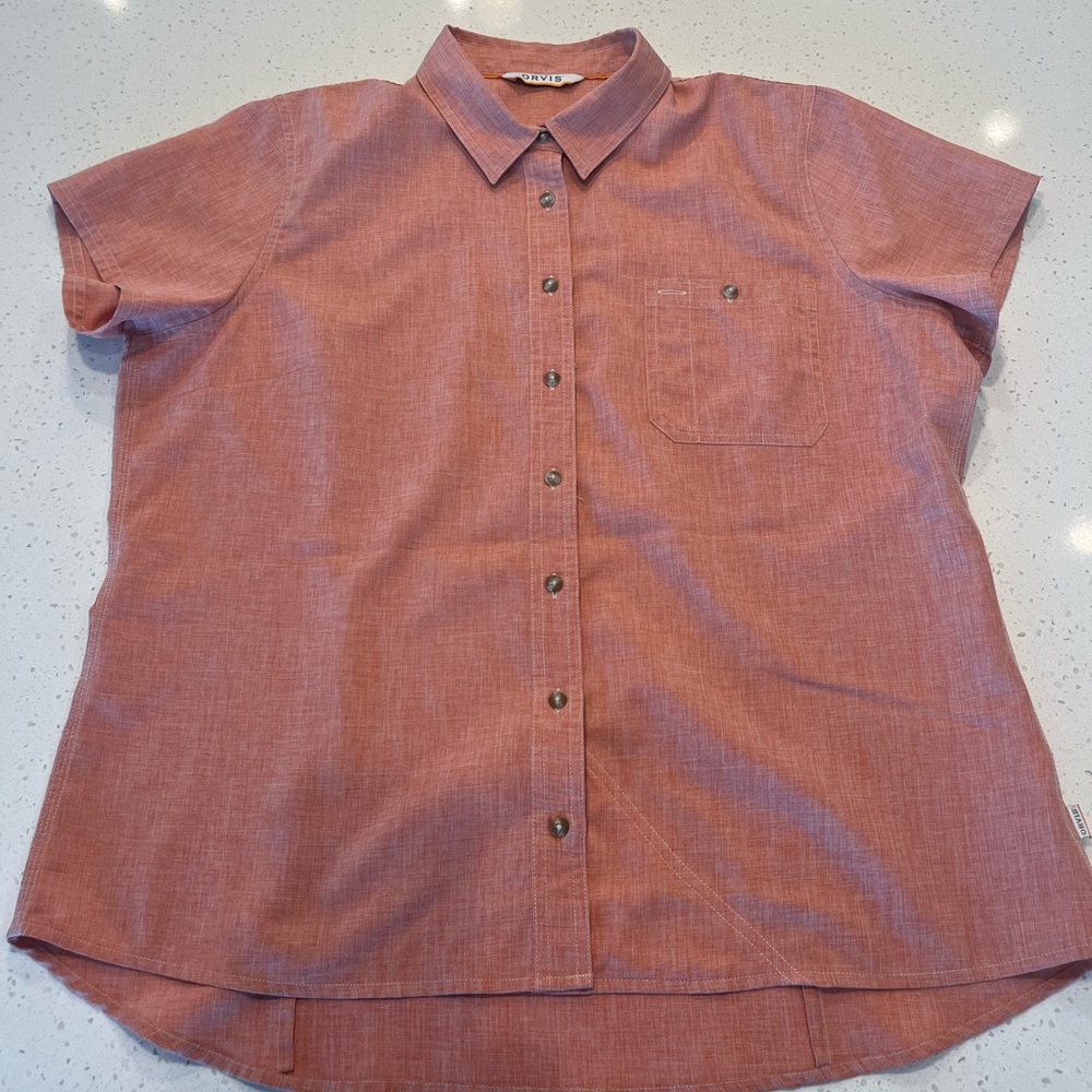 Women’s Tech Chambray Short-Sleeved Work Shirt XL